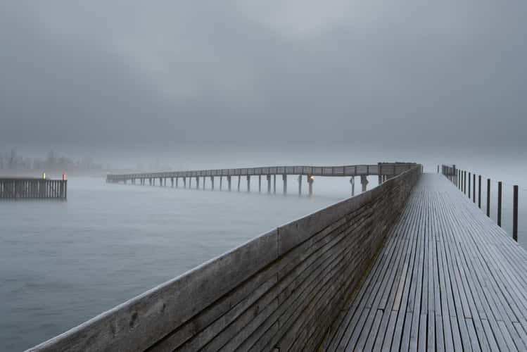 Wooden walkway Rapperswil-Hurden