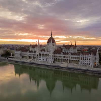 Hungarian Parliament, Budapest, Hungary