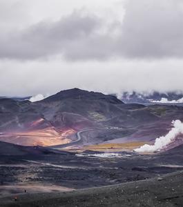 Iceland, Krafla vulcano
