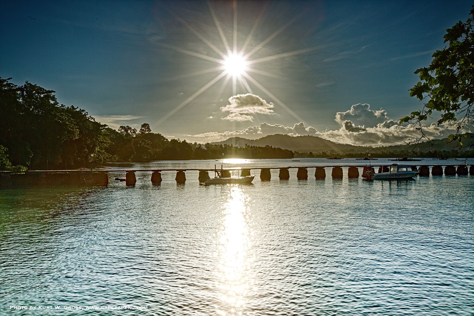 Jetty, beach, Indonesia
