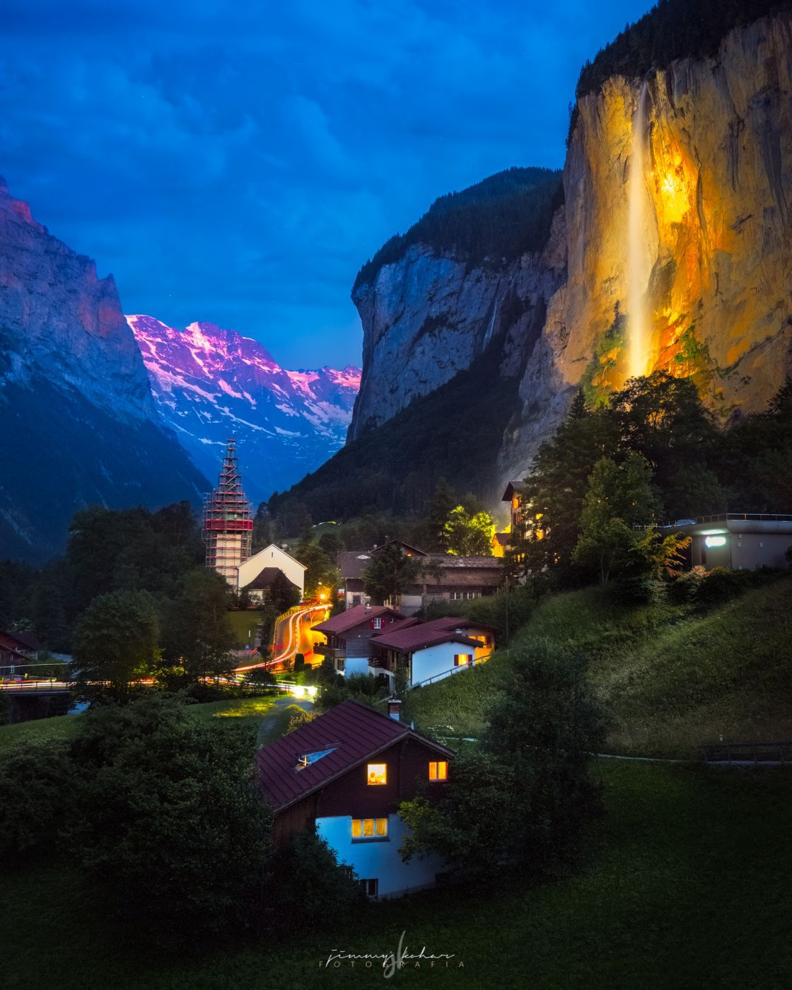 Lauterbrunnen from Fuhren View Point, Switzerland