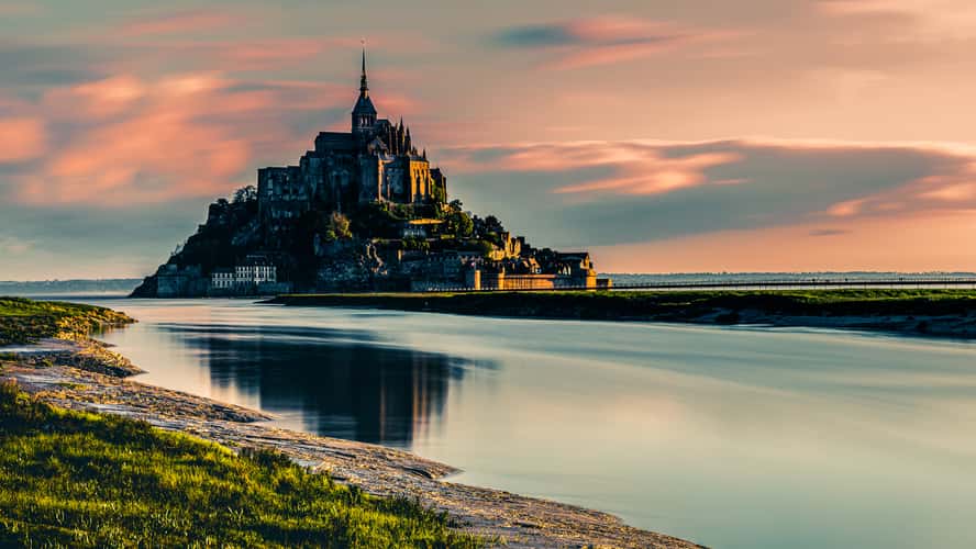 Dawn at the Mont Saint-Michel