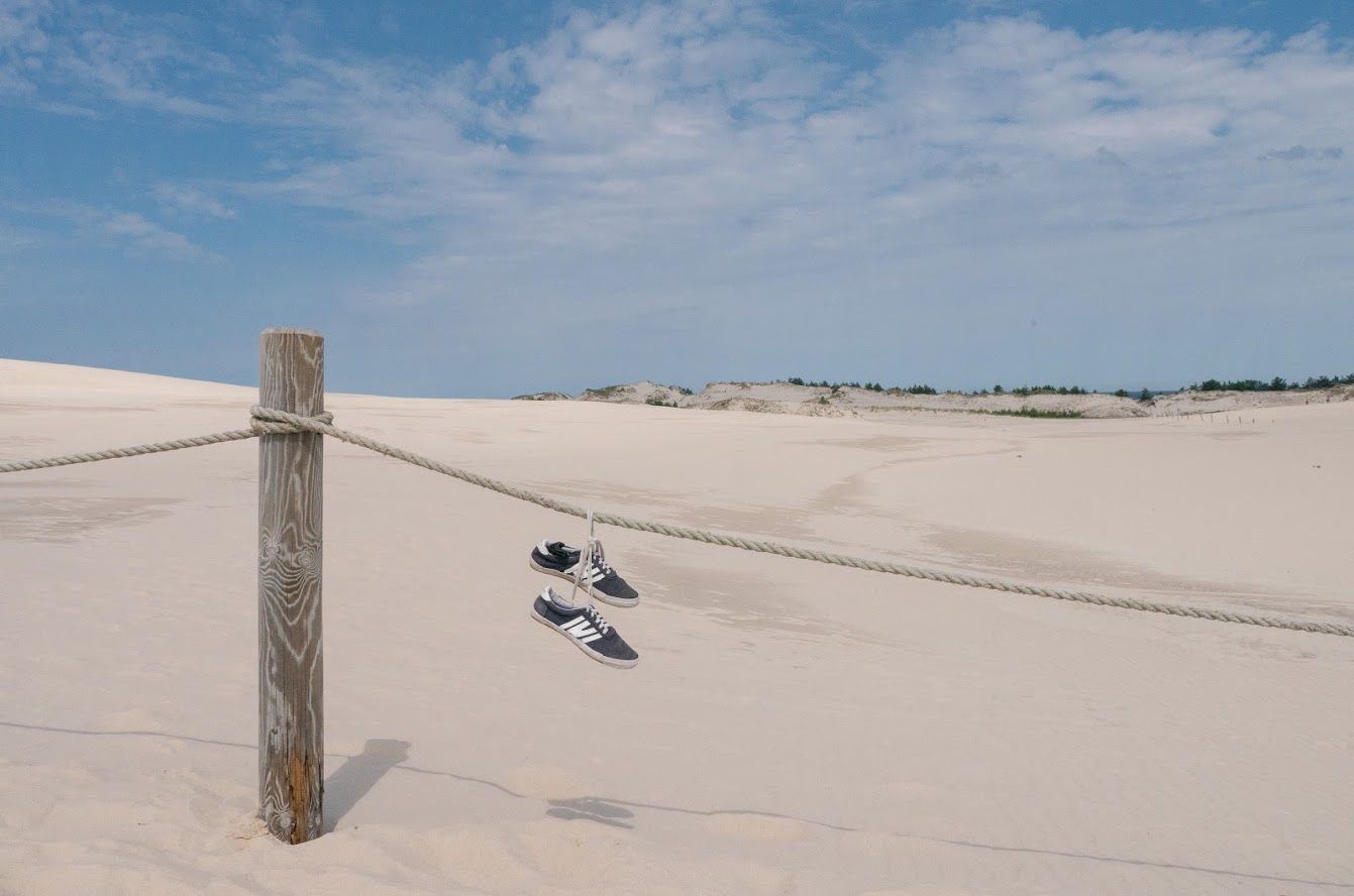 Leba, dunes, Poland