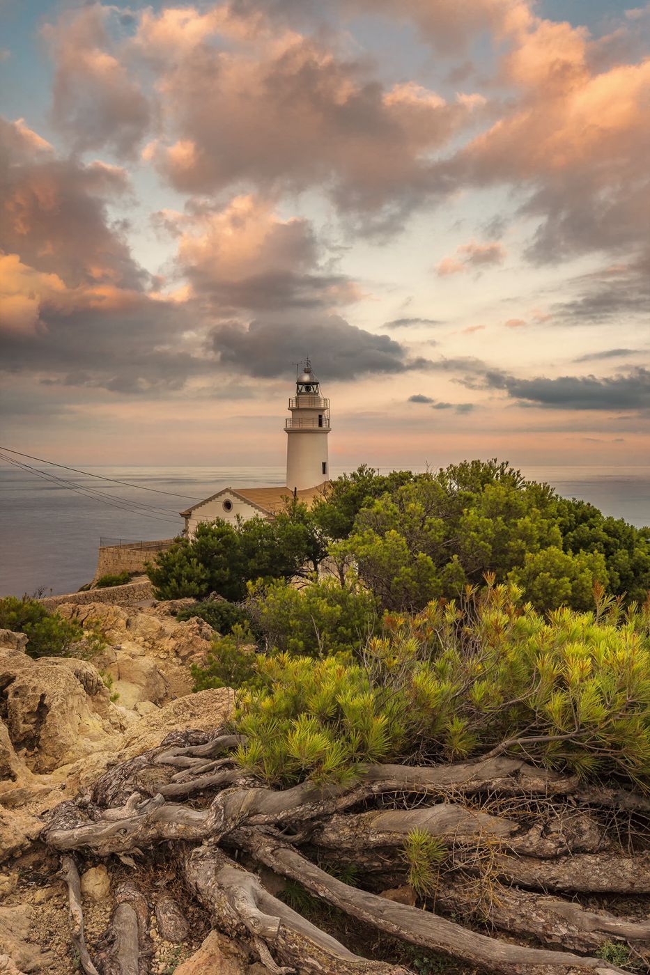 Lighthouse at Punta de Capdepera (Cala Ratjada / Mallorca), Spain