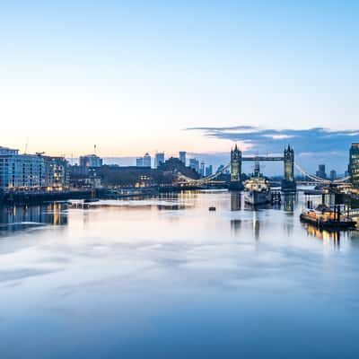 London Bridge view on Tower Brige, United Kingdom