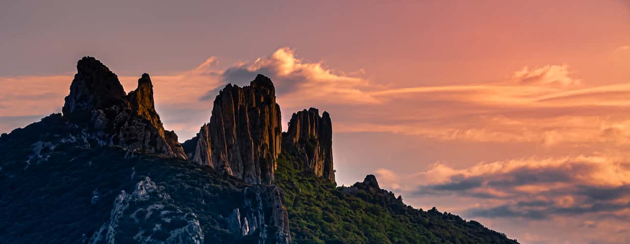Magic hour at Dentelles de Montmirail