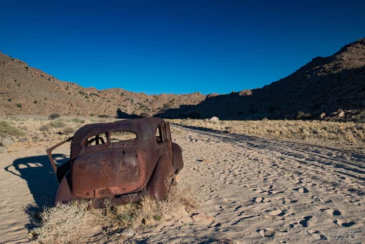 Namibia, all shot up.