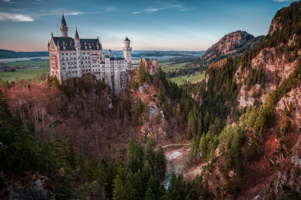 Neuschwanstein Castle from Marienbridge - The classic view, Germany