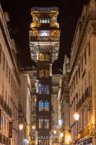 The Elevador de Santa Justa, Lisbon