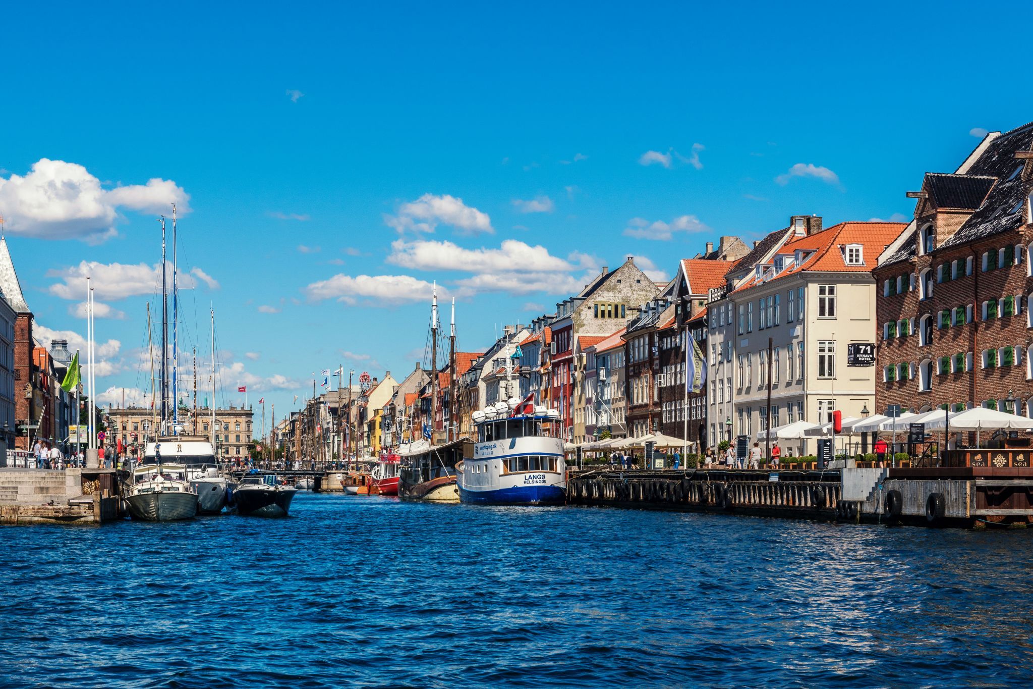 Nyhavn in Copenhagen, Denmark