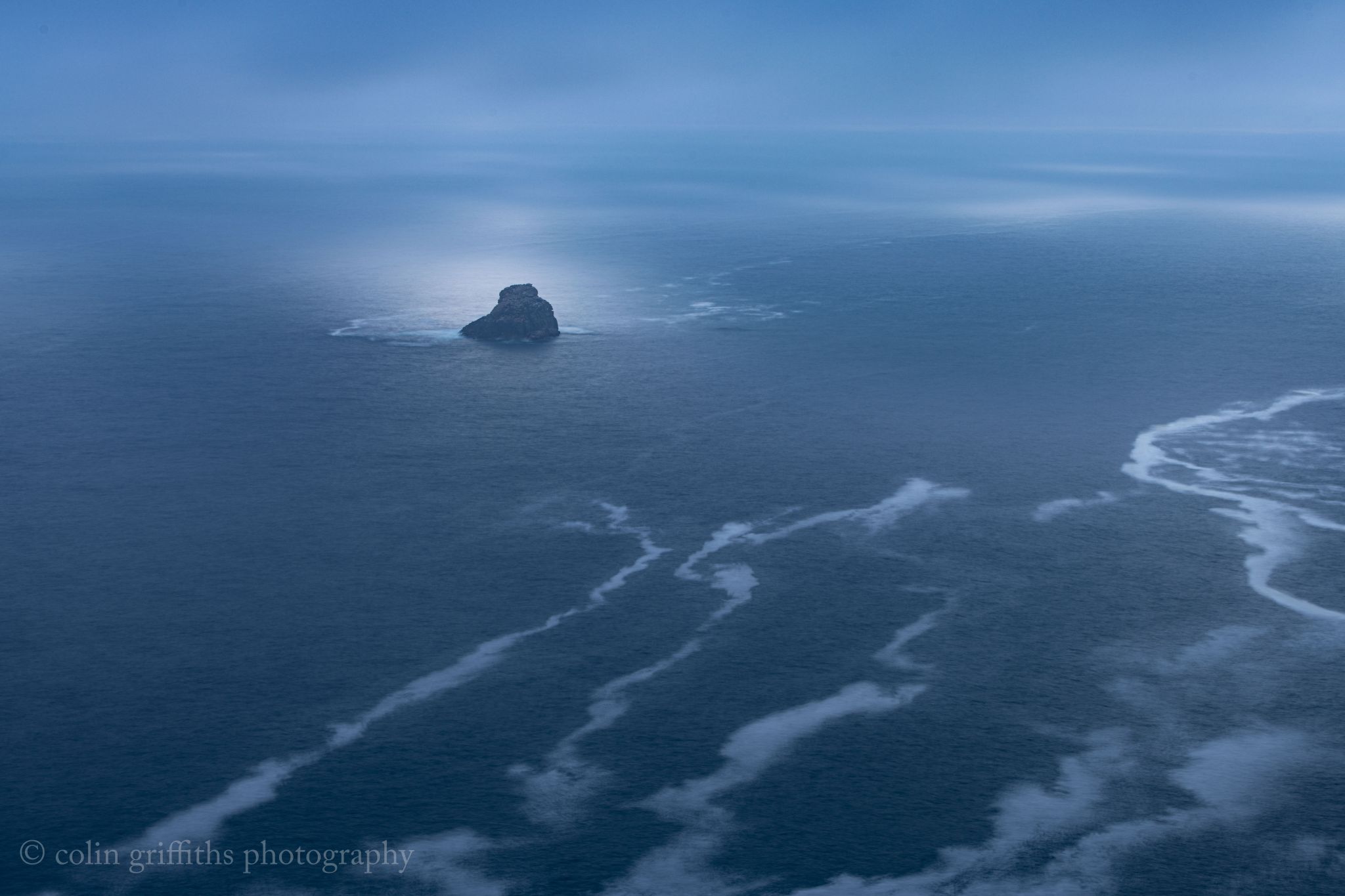 Ocean view from Cape Finistere, Spain