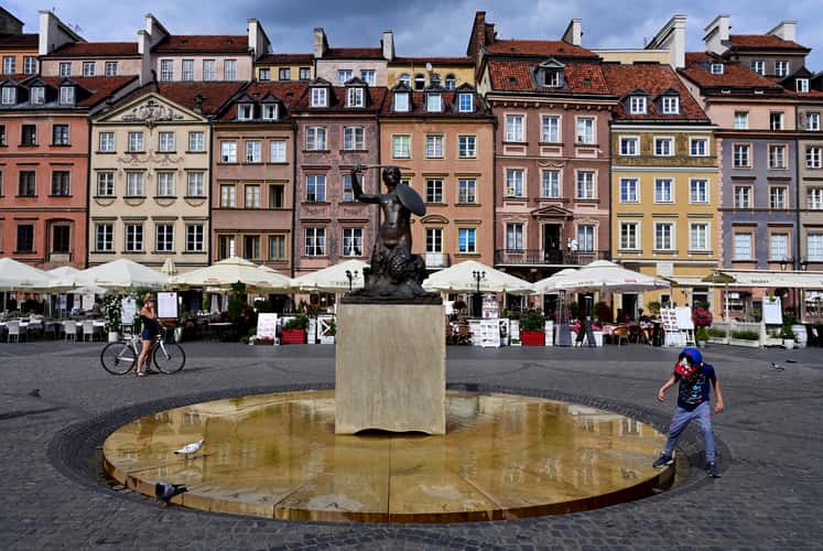 Old Town Market Place, Warsaw, Poland