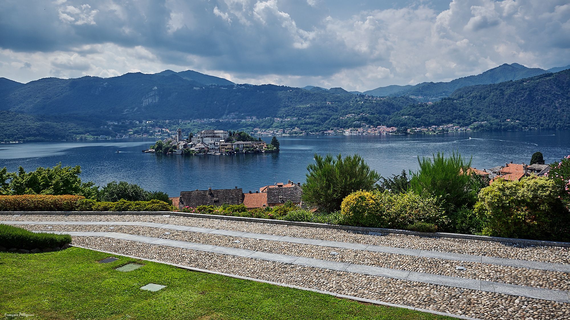 Orta Lake, from Orta San Giulio, Italy