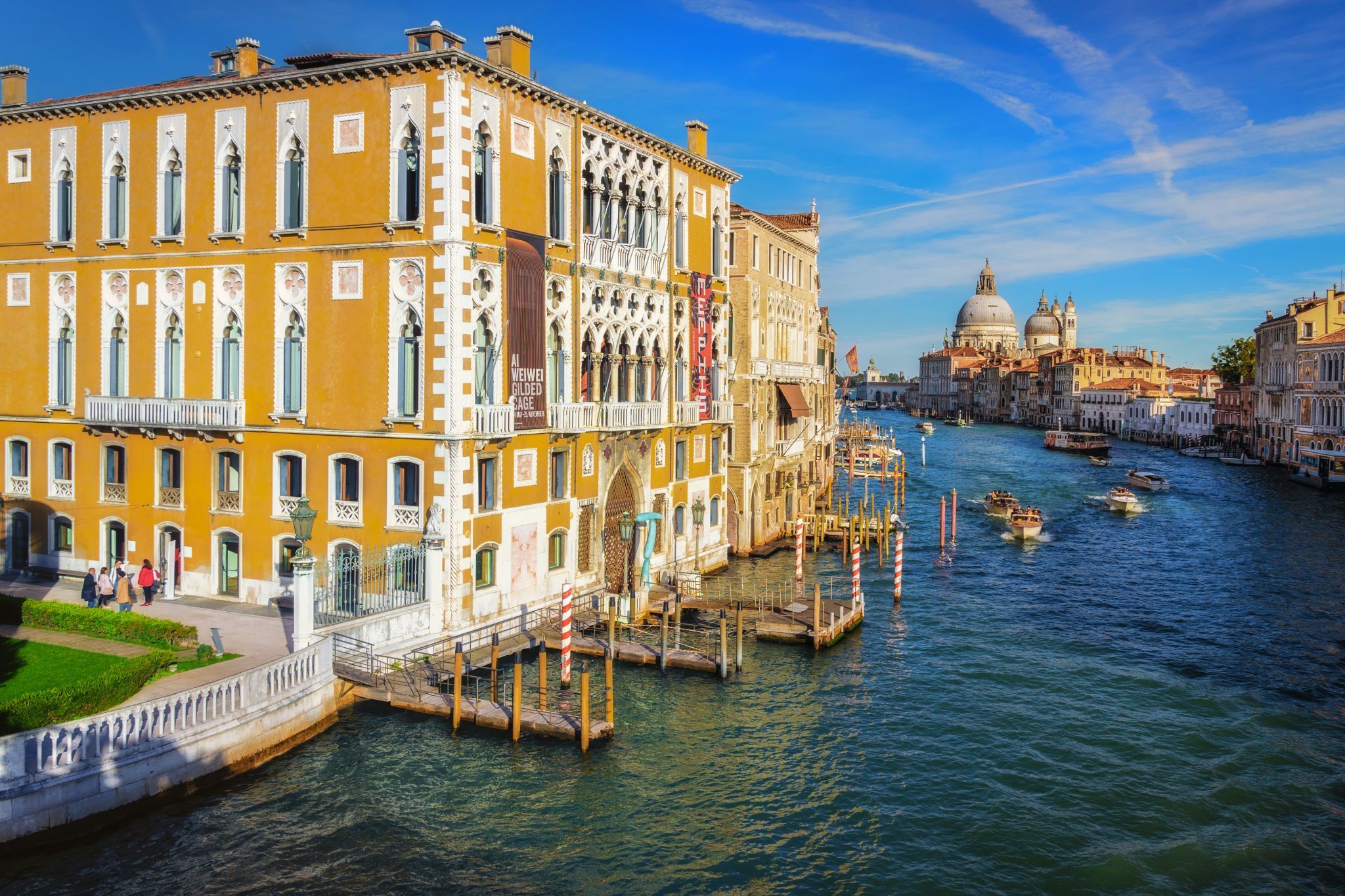 View from Ponte dell'Accademia, Venice, Italy