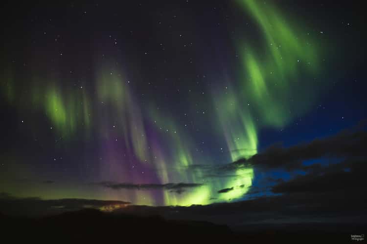 Northern Lights at Ramberg Beach, Lofoten
