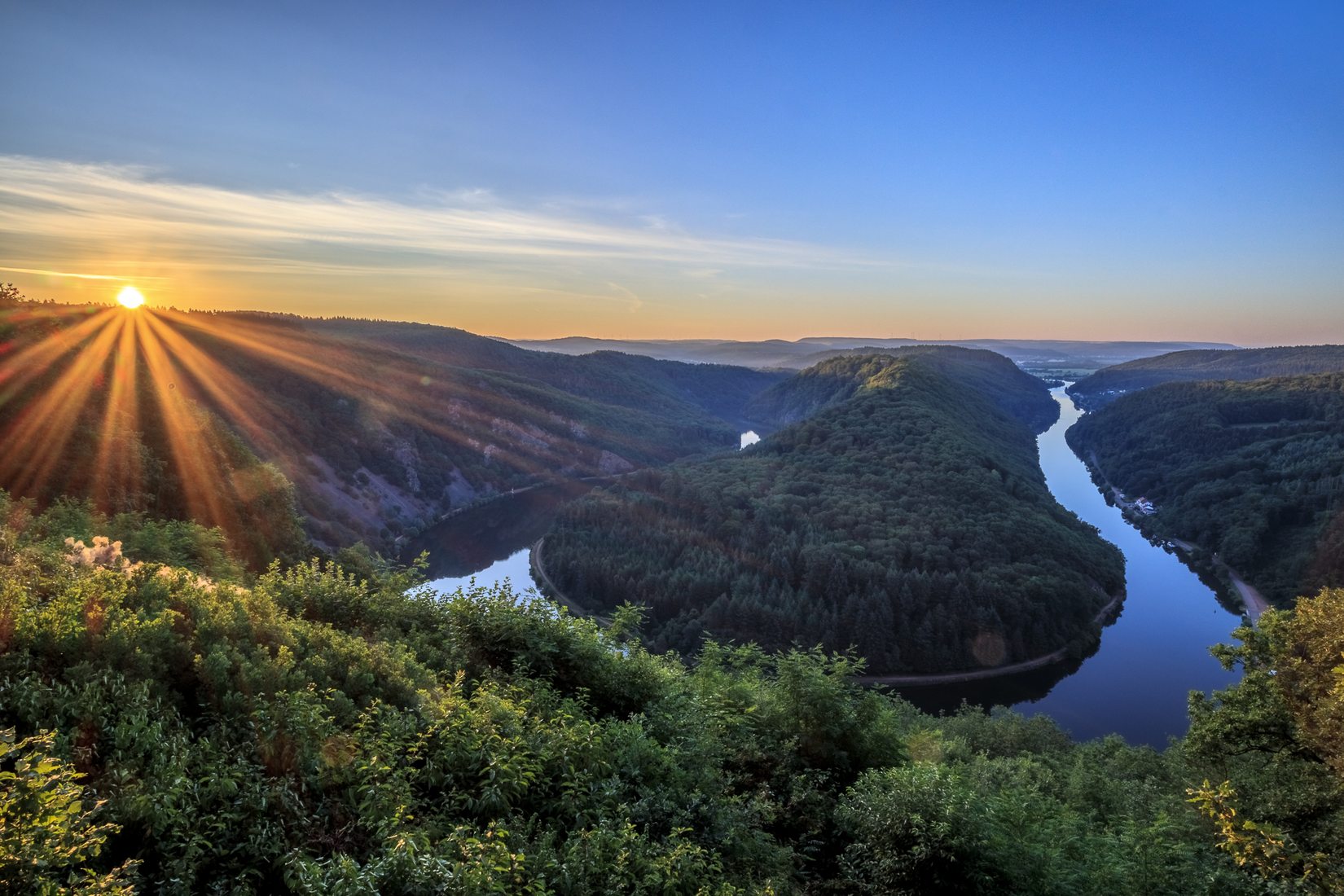 Saarschleife/Saar Loop, Mettlach, Germany