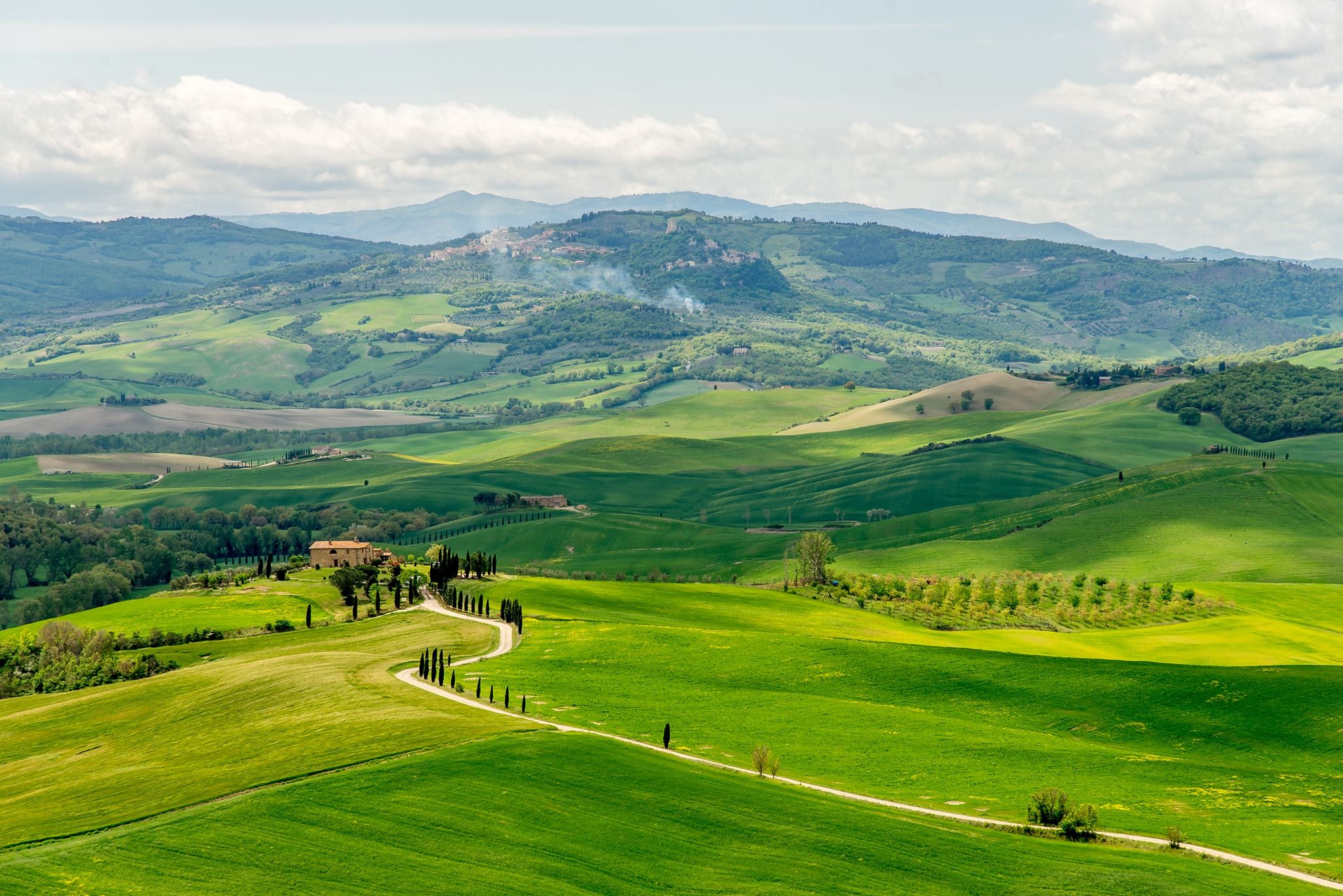 Seldom photographed site in Pienza, Tuscany, Italy