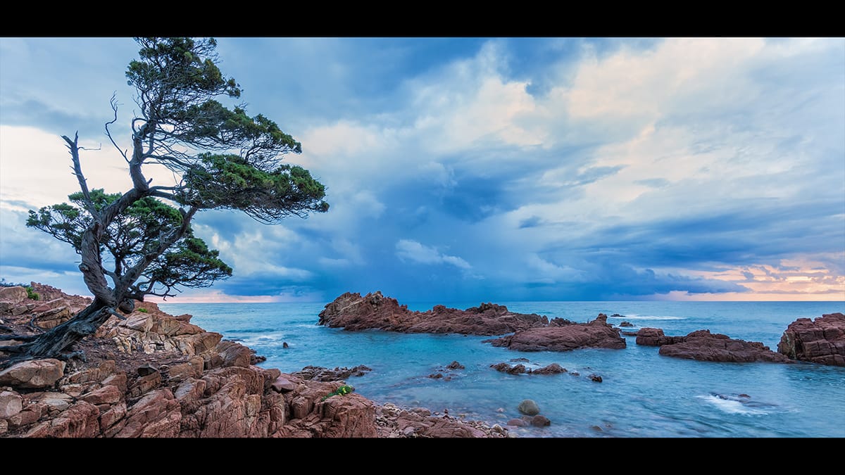 Shoreline at Marina di Gairo, Italy