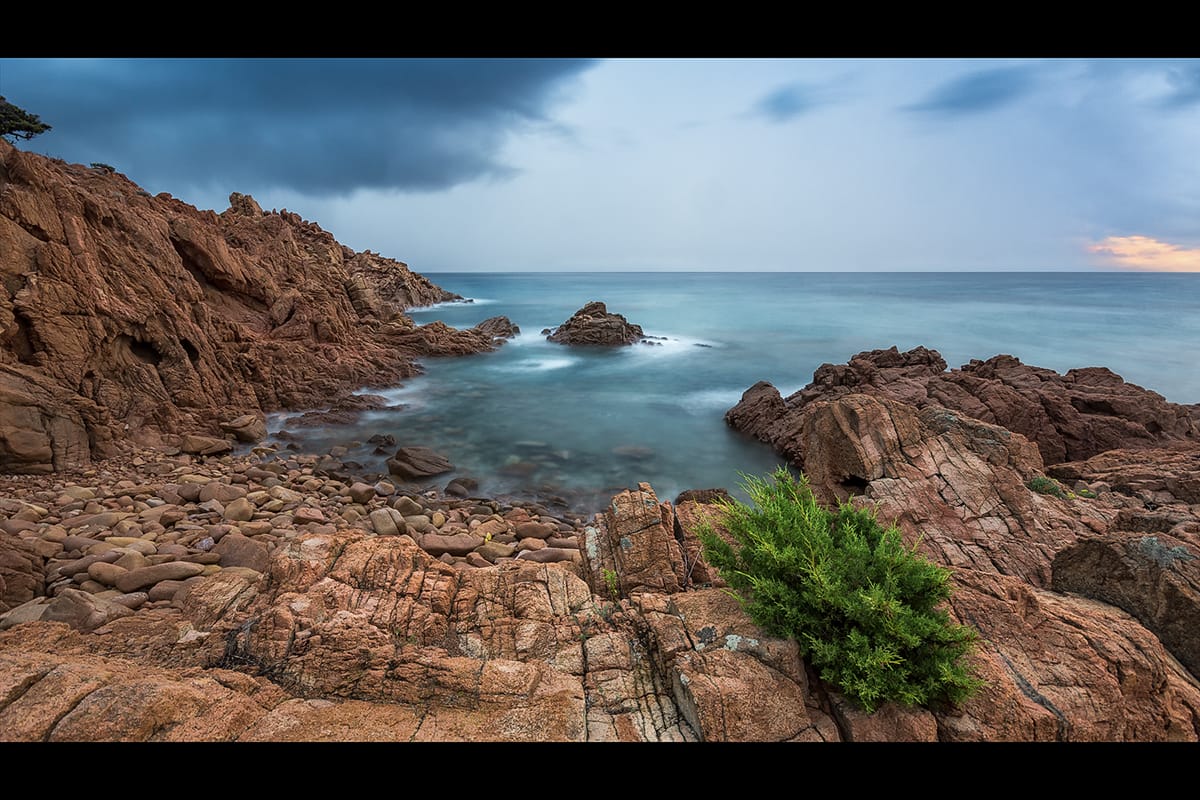 Shoreline at Marina di Gairo, Italy
