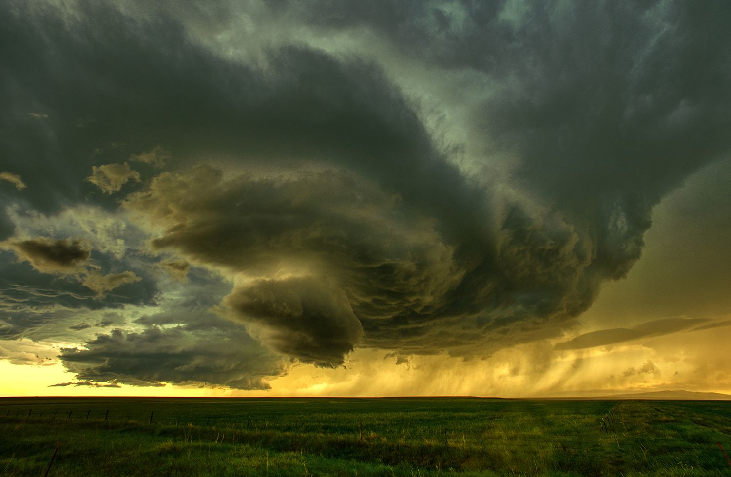 Supercell-Tornado warning, USA