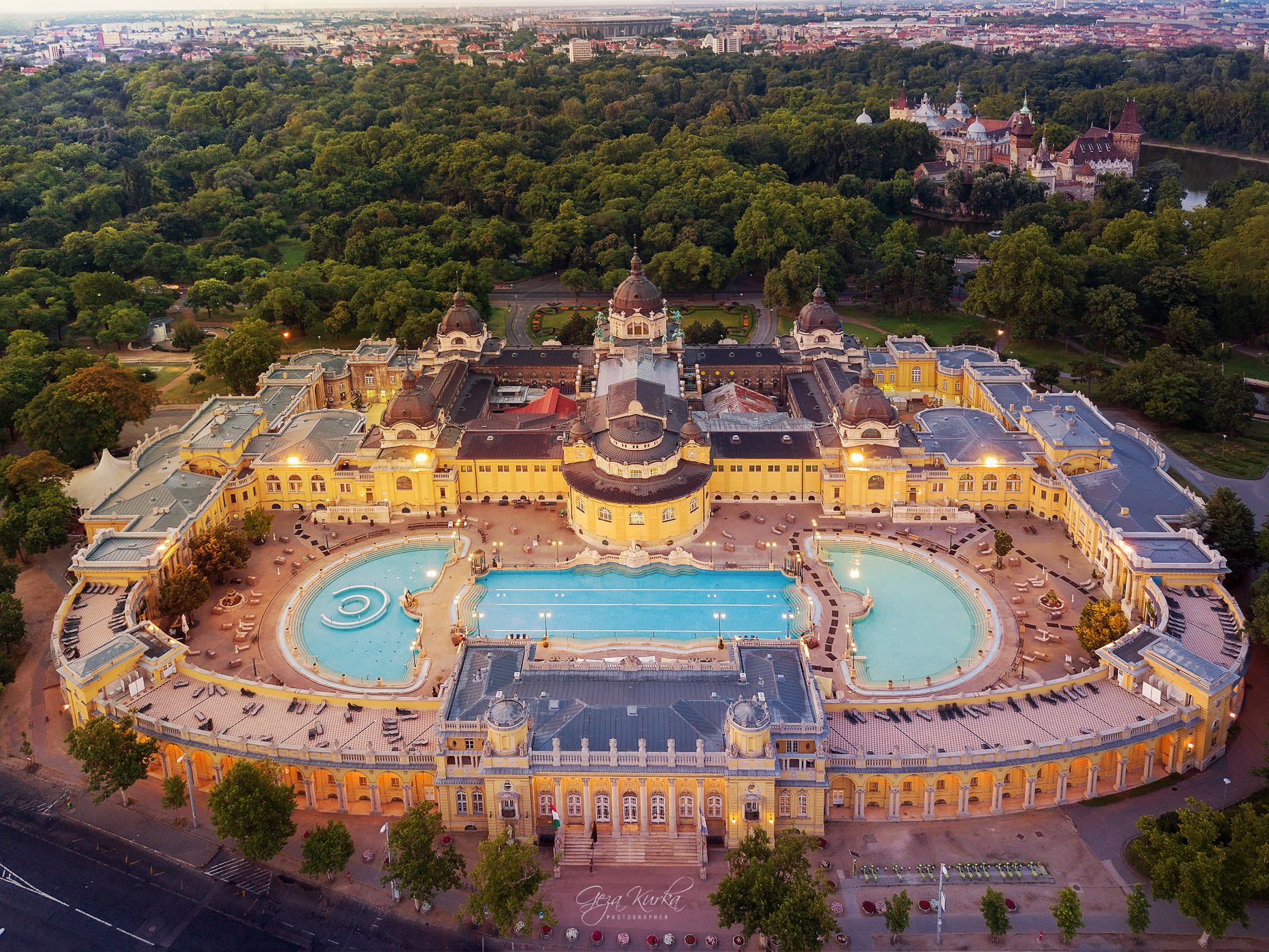 Szechenyi Thermal Bath, Budapest, Hungary