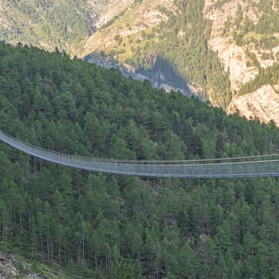 The Charles Kuonen Suspended Bridge, Switzerland