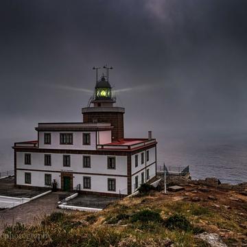 The lighthouse at Cape Finistere, Spain