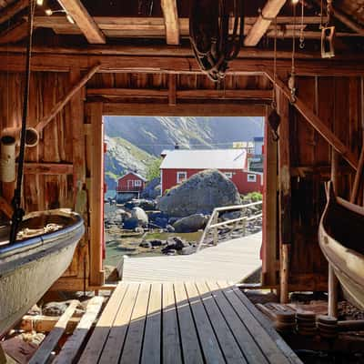 The old boathouse - Nusfjord/ Lofoten, Norway