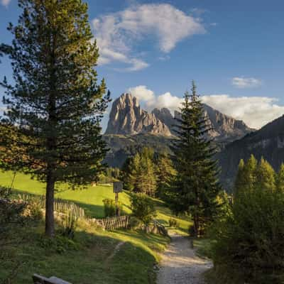 the way to St. Jacob's Church, Italy