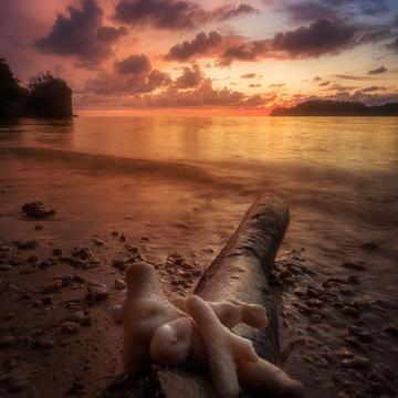 Togian sunset, Indonesia