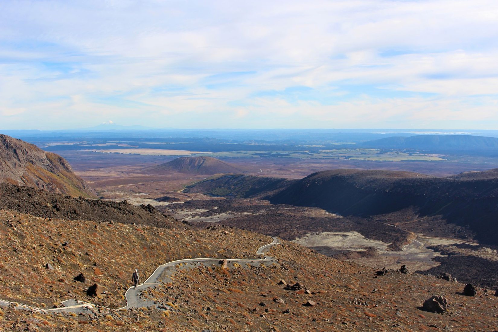 Tongariro Alping Crossing - Devil's staircase, New Zealand