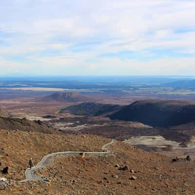 Tongariro Alping Crossing - Devil's staircase, New Zealand