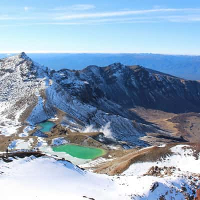 Tongariro Crossing Emerald Lake Lookout, New Zealand