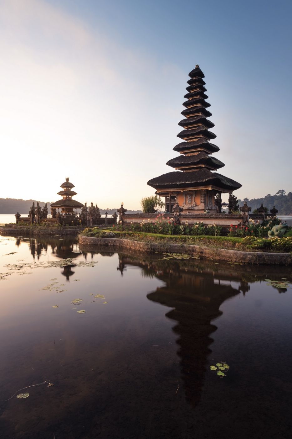 Ulun Danu Temple at Beratan Lake, Indonesia