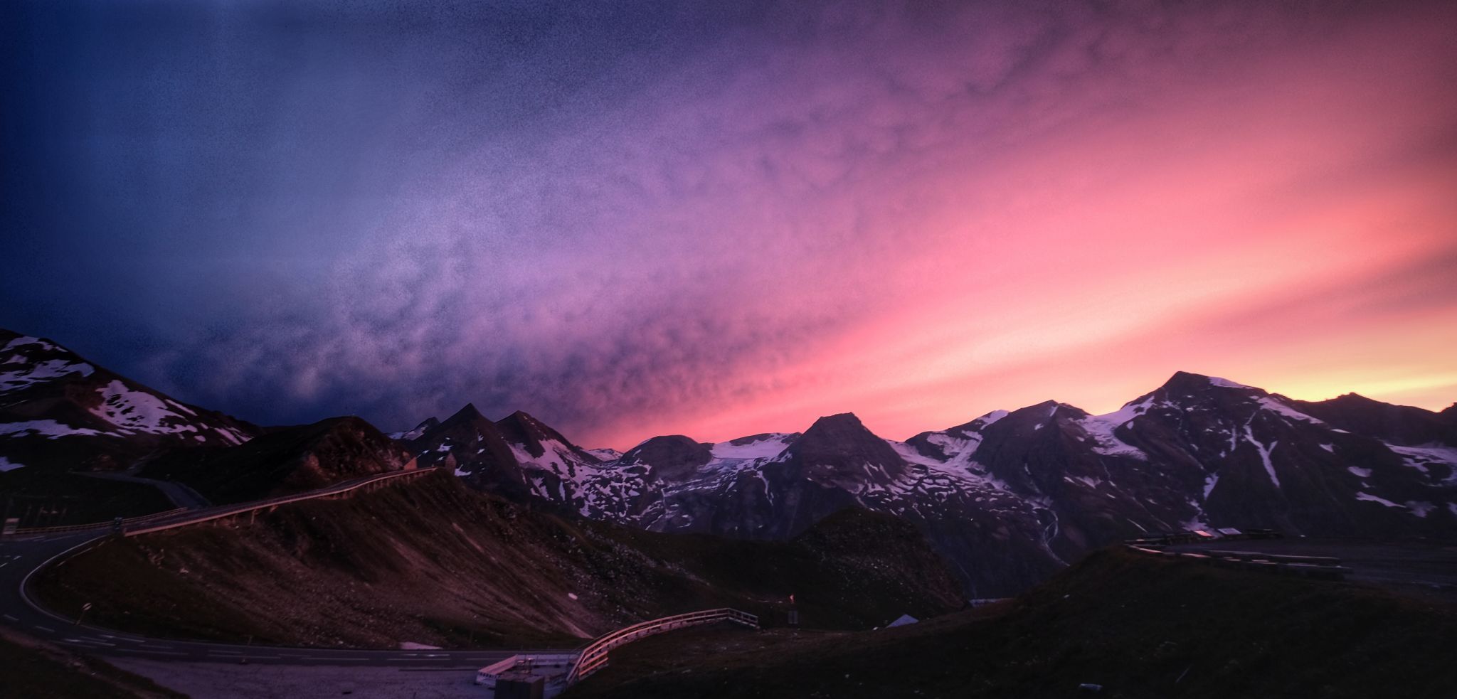 View from Fuschertörl, Austria