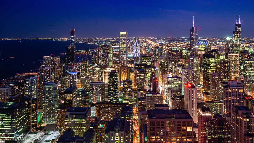 view from John Hancock building