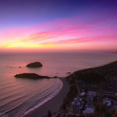 View from Mount Maunganui, New Zealand