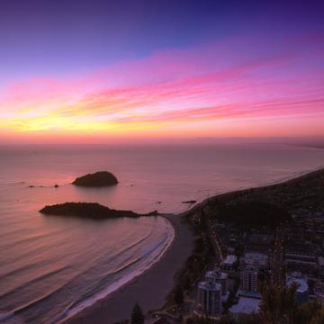 View from Mount Maunganui, New Zealand