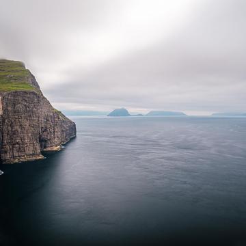 View from Trælanípa, Faroe Islands
