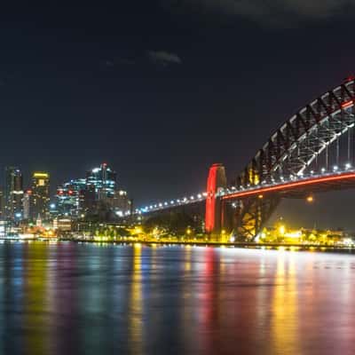 View of Sydney Harbour, Bridge and Opera House, Australia