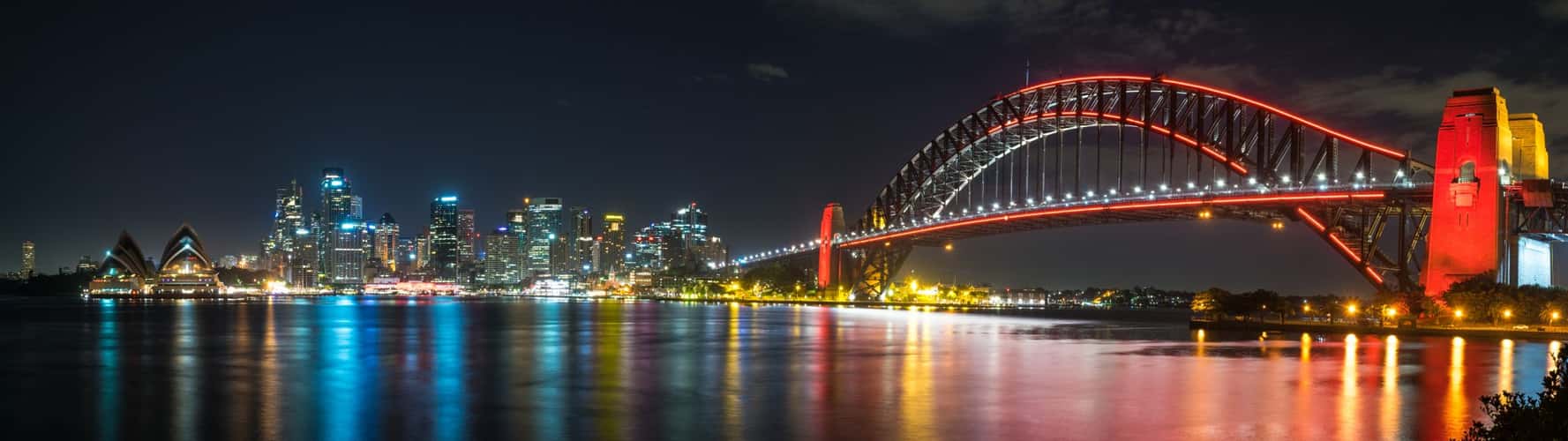 View of Sydney Harbour, Bridge and Opera House