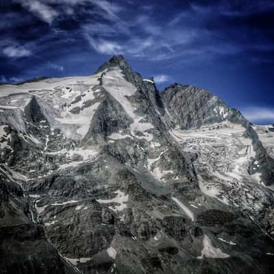 View to the Großglockner, Austria