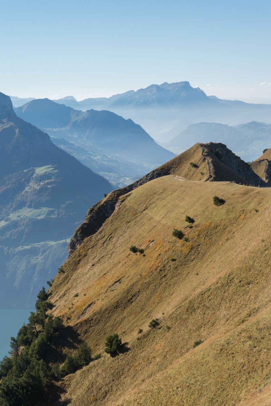 Walking on a fine line, Switzerland