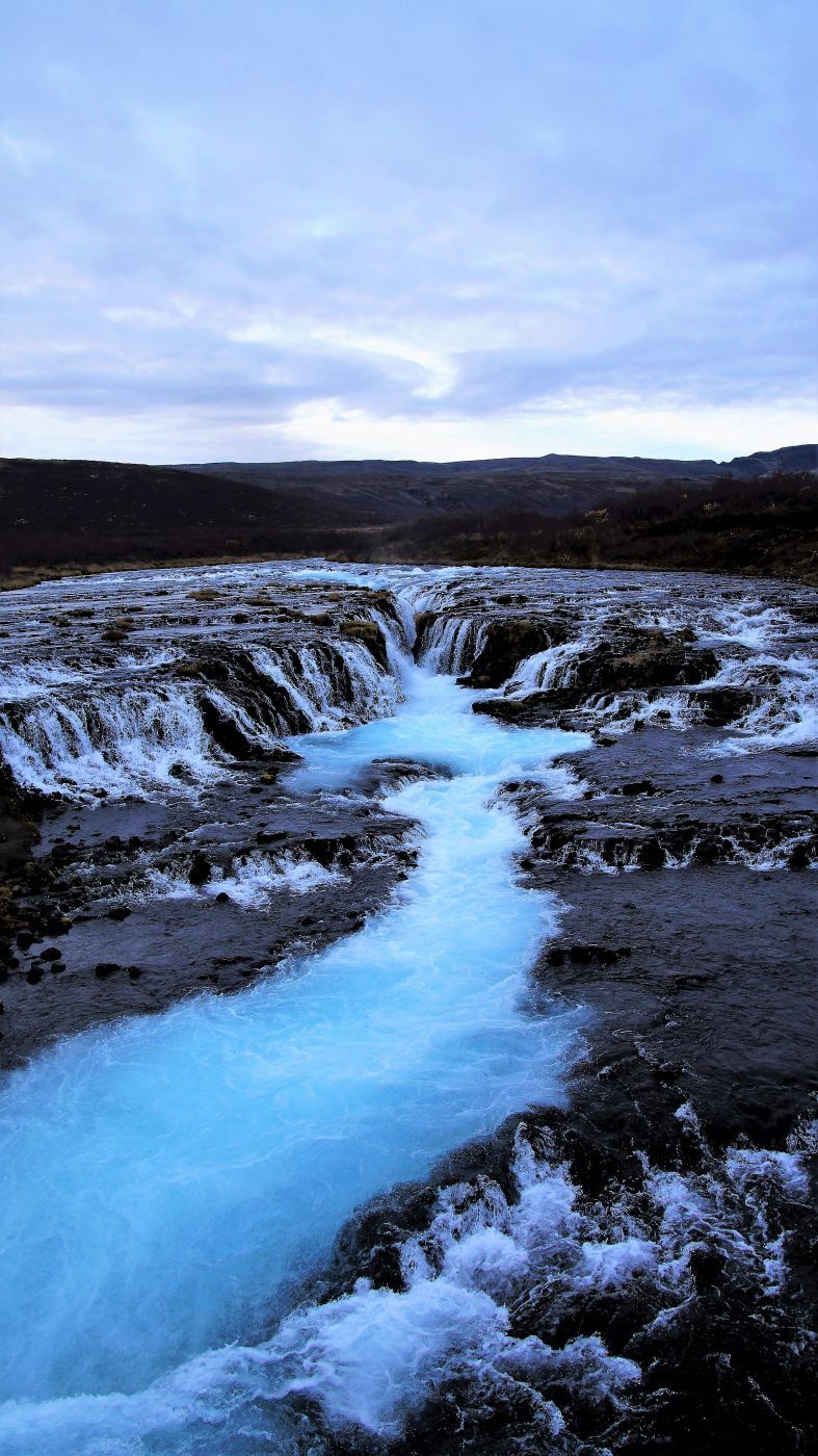 Bruarfoss Waterfall, Iceland