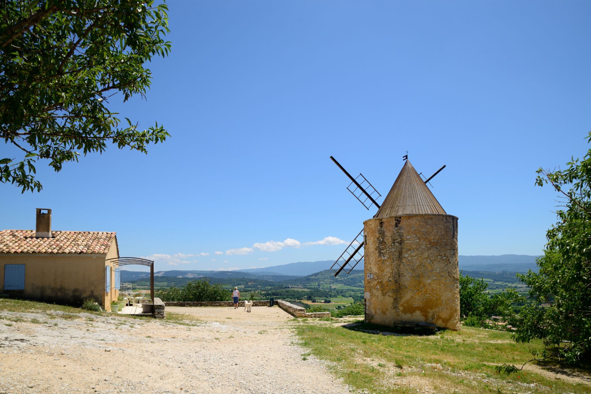 Windmill at Saint-Saturnin-lès-Apt, France