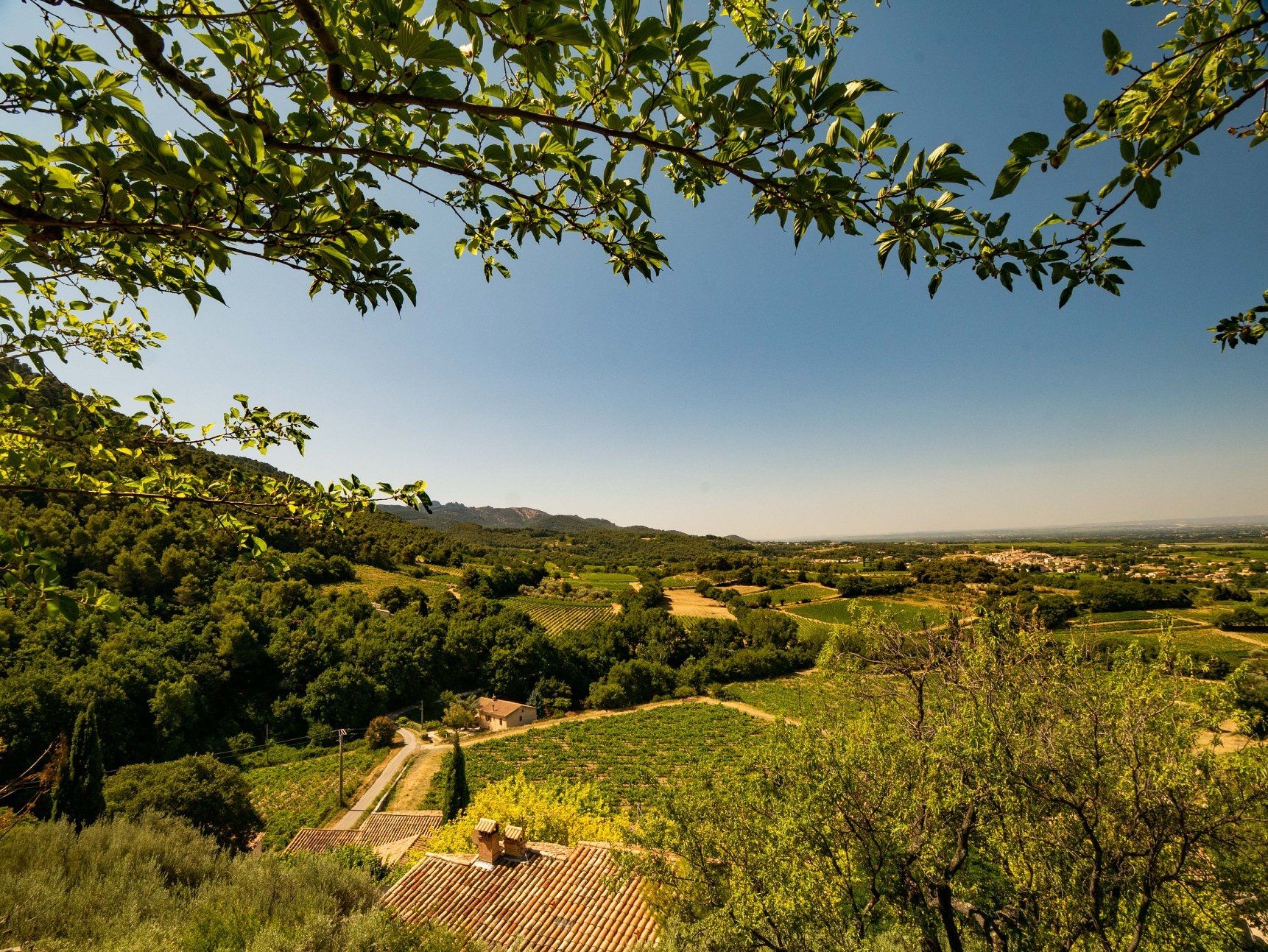 Wonderful view in Séguret, France