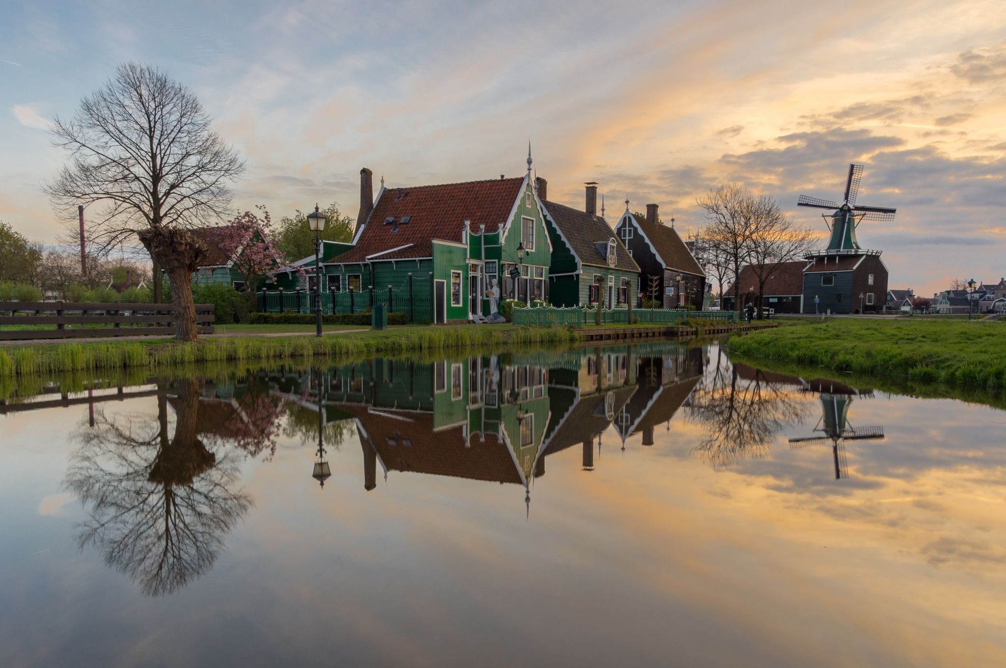 Zaanse Schans - view from the cheese farm, Netherlands