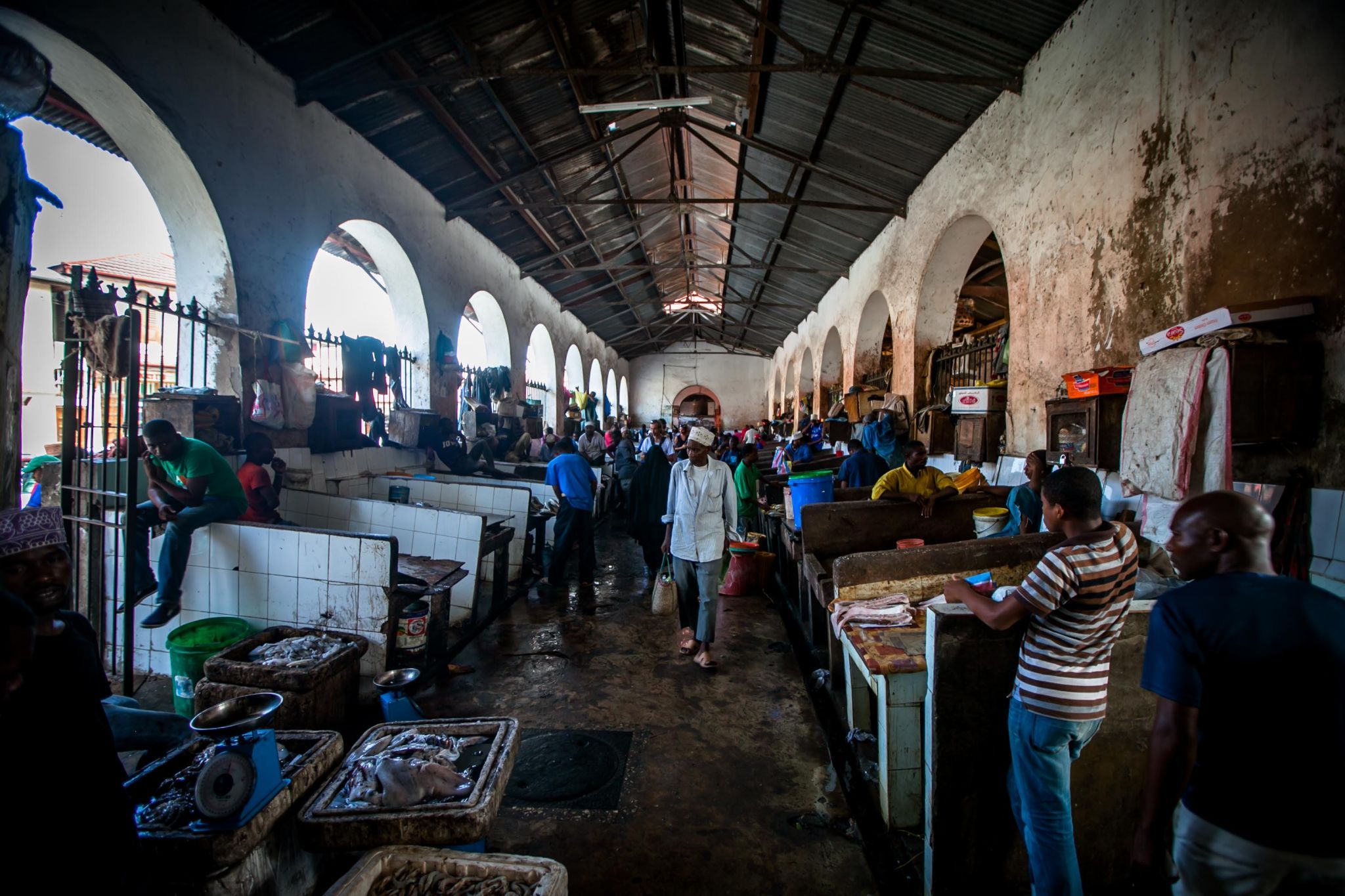 Zanzibar Stonetown Fish Market, Tanzania