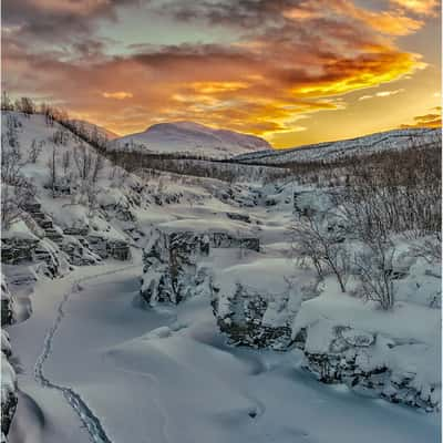 Abiskojåkka, Sweden