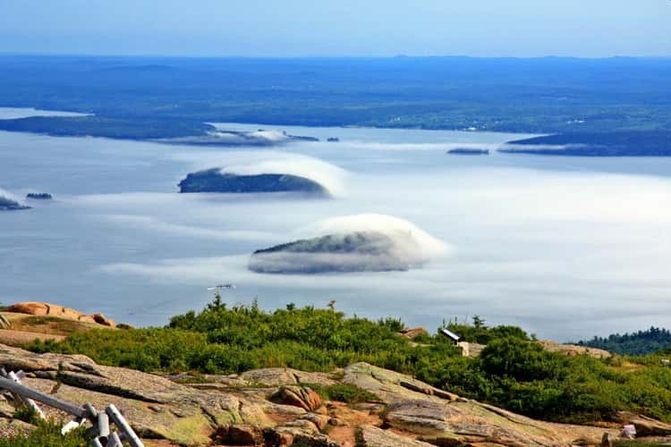 Acadia National Park, view from Cadillac Mountain
